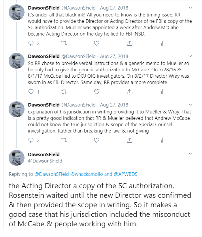 Looks like I had this figured out more than 2 years ago?How about all the  #ButNothingsHappening threaders who told you Rosenstein was a rat because he appointed Mueller to investigate Trump?When that never happened!