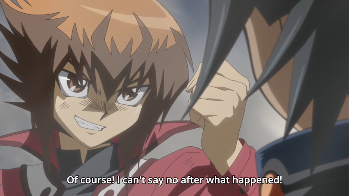 I love that Yusei calls him "San"He knows how to respect his elders.