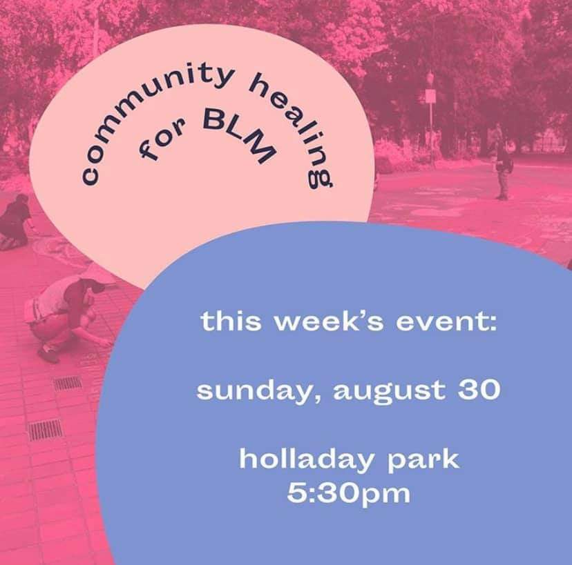 Please please please. After last night, find a way to take care of yourself. I will be coping through art. If you'd like to join me, Holladay Park at 5:30. 
Please boost 💜
#portlandprotest
#Blacklivesmatter 
#communityhealing