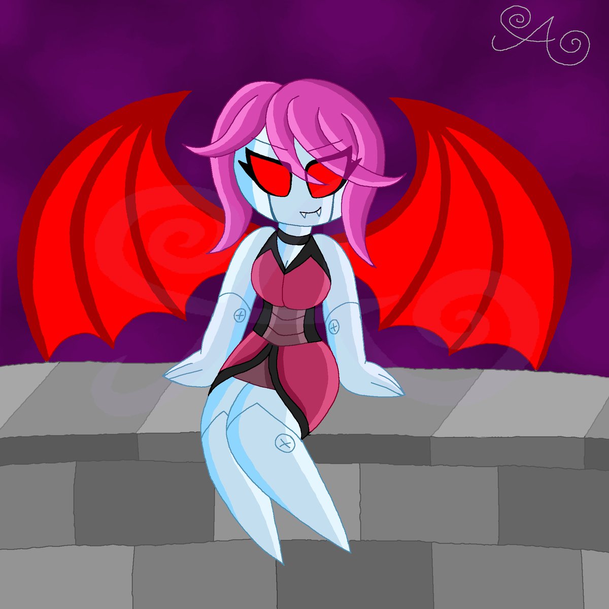 Alanna Artroid on Twitter: "Watch out! Sexy robot vampire Gothica!… "