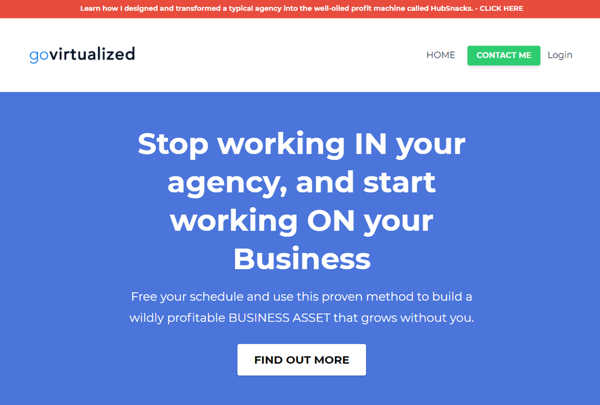 If you are an agency owner you can learn about how to stop working IN your agency, and start working ON your Business. Learn directly from the founder of HubSnacks about how he designed and transformed a typical agency into the well-oiled profit machine. hubs.ly/H0tSPlZ0
