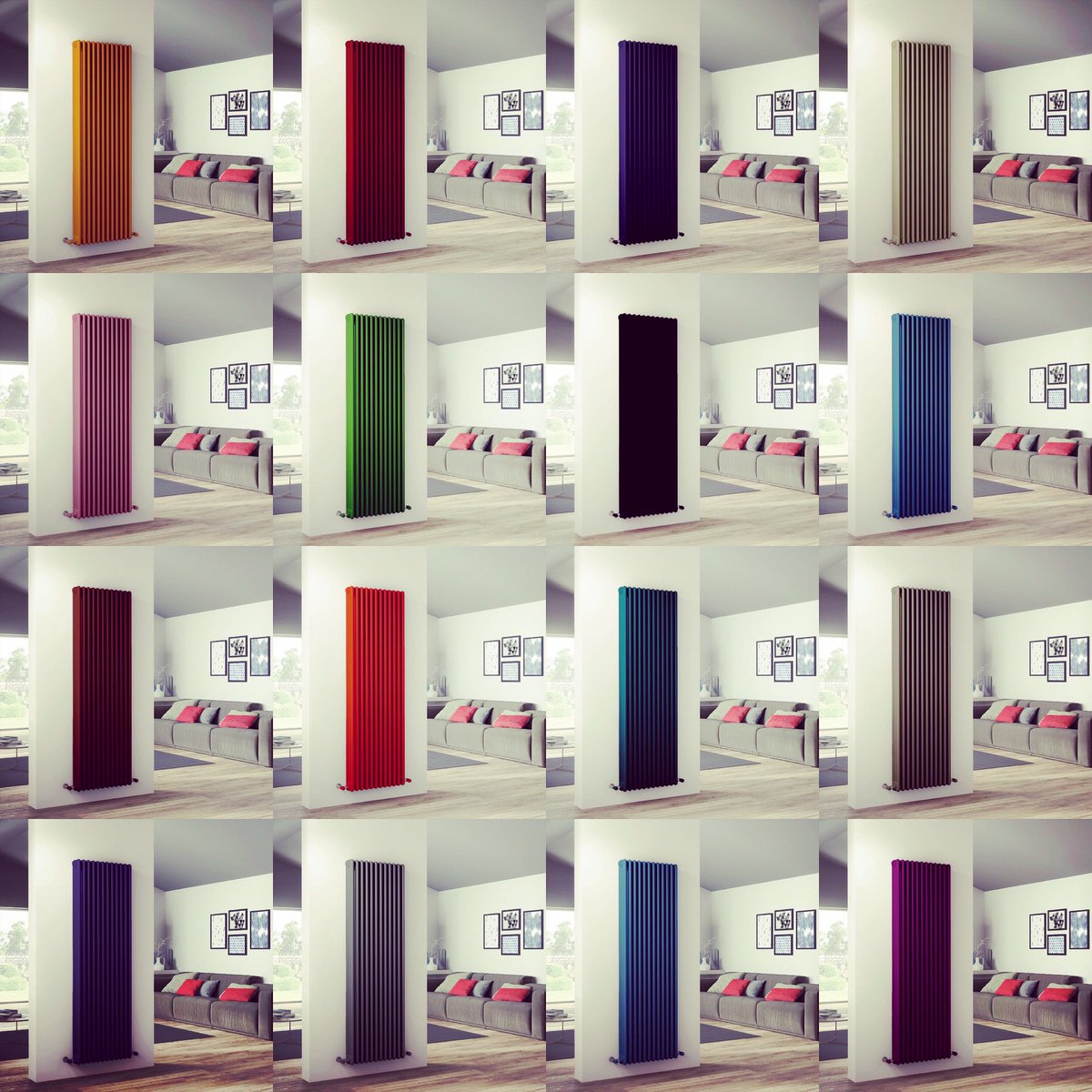 IRSAP_Steven's tweet image. Add a splash of colour to your home. @theradiatorco can make radiators in 188 RAL colours, 32 special finishes, 3 galvanised finishes or just simply in a bare metal finish. 
❤️💛💚🧡💙💜
#LoveColour
❤️💛💚🧡💚💜