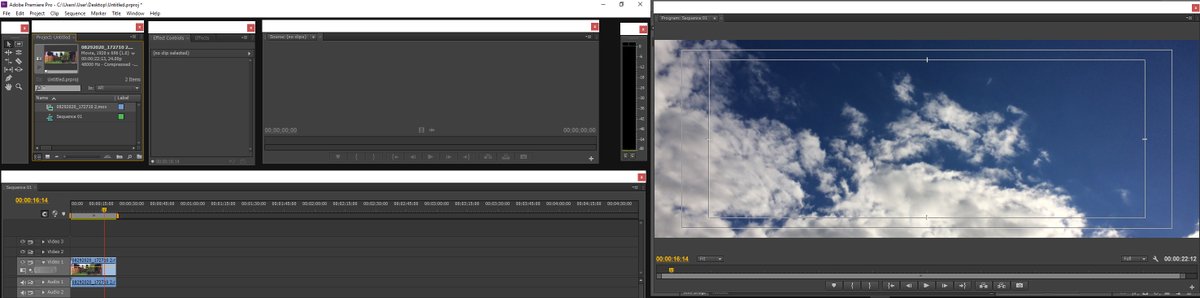 darrenpce's tweet image. Old dogs, new tricks. I&apos;m amazed by this. Edit suite: #PremiereProCS6, Win 10. App: @FiLMiCPro. Aspect ratio: 2:39:1/24FPS/.MOV. Cam: #iPhone5s. PPro CS6 isn&apos;t supposed to import MOVs anymore, nevermind yellow bar&apos;ing and no widescreen lens adaptors either. Totesamazeballs. 😀