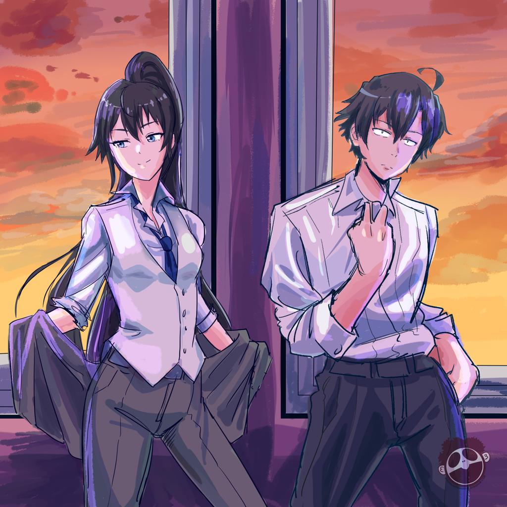 Featured image of post Hachiman X Yukino Fanart Service club members yukino yui and hachiman