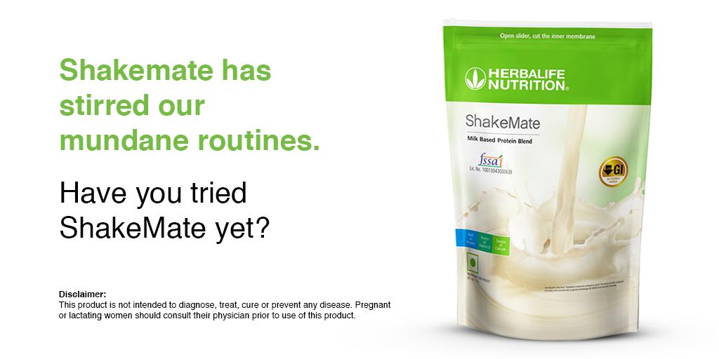 Herbalifeindia's tweet photo. Our routines are now stirring up with our new favourite. Have you tried ShakeMate yet?
#HerbalifeNutrition #ShakeMate https://t.co/jR6wKAwTqc