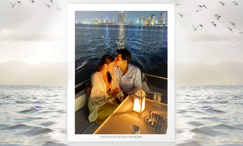 StarCinema's tweet photo. Rumors that they're back together sparked after McCoy shared a photo with Elisse in what seemed to be a romantic yacht date. SEE PHOTO HERE: https://t.co/A7FqsGZ8Vd https://t.co/jRRuwyohxL