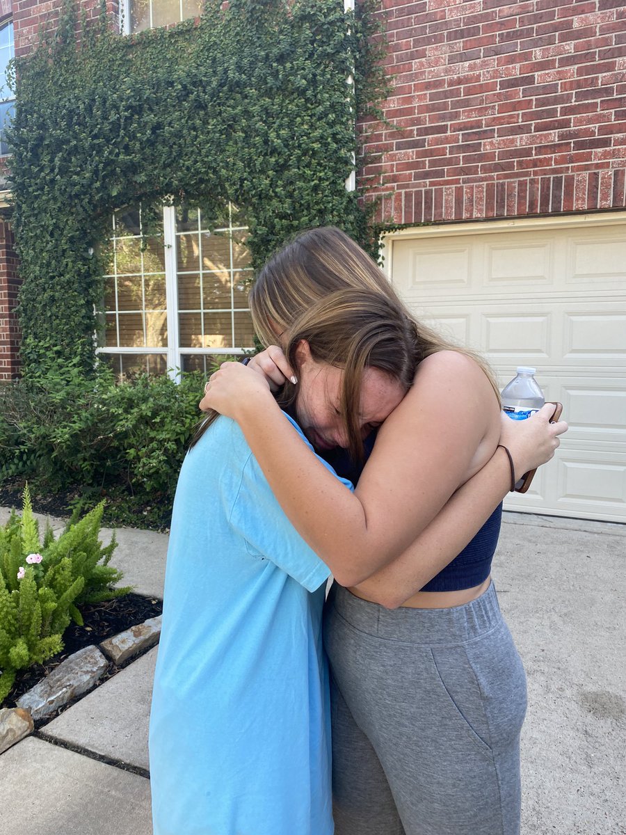 JAA1432's tweet photo. In the photo for emotion, I took a picture of my sister and our cousin when she was leaving for college. Then this is Lucy, she loves splashing around in the bath!  #TXSTMultimedia https://t.co/00GxQfrcUF