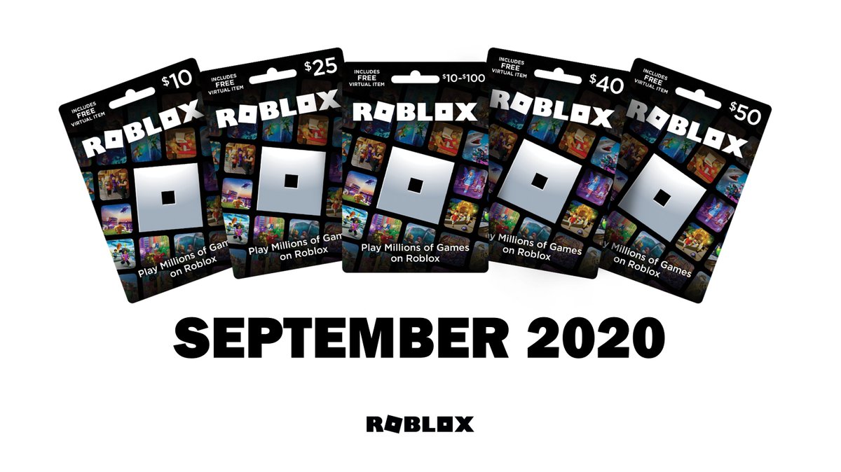 Bloxy News On Twitter The Roblox Gift Card Virtual Items And Their Corresponding Stores For September 2020 Are Now Available To View At Https T Co Msd6zgpbet Https T Co 0spzk0b84r - 50 pound roblox gift card