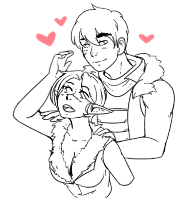 MamaSaraBearArt's tweet photo. Doodle of me and bb's main characters โค๏ธโค๏ธโค๏ธ
Nariko and Kenny!
Kenny belongs to @Giga_Shiro โค๏ธ
#art #doodle #drawpile #occouples #sketch #digitalart https://t.co/Ek27aPm86I