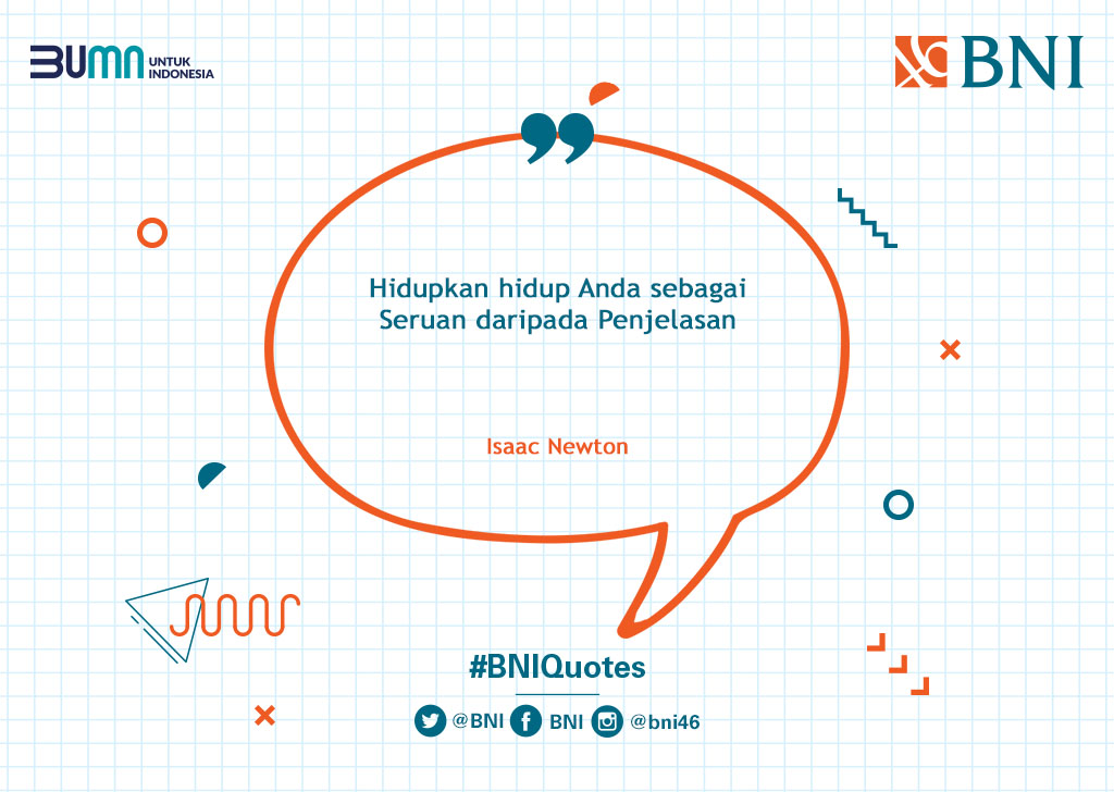 BNI's tweet photo. Selamat pagi, Tweeps! Selamat beraktivitas ya 🙂 #BNIQuotes https://t.co/cRxIaz2cYn