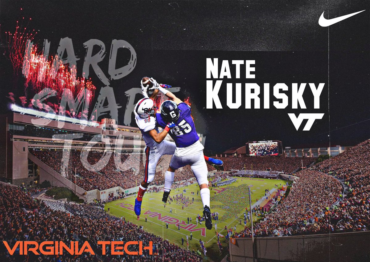 recruitvt's tweet photo. Looks Right to Me @NateKurisky π¦ππ₯ #DMV2VT #LetsGo #Hokies #HardHatXXII #HardSmartTough https://t.co/a3dLyL9Qlq