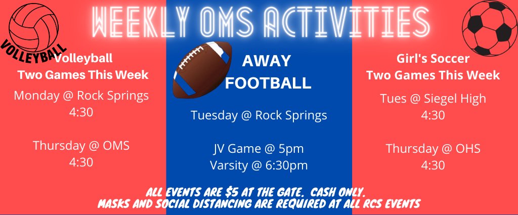 We have several opportunities to cheer on our chargers!!!  Volleyball, Football, and Girl's Soccer!! #chargersarechampions