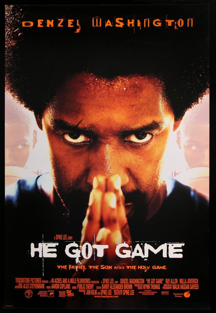 Great fucking movie. Spike turns a small character story into an epic. It’s crazy good and unlike anything else. Ray Allen really sells the internal drama of a character being pulled in a thousand different directions. Loved it.