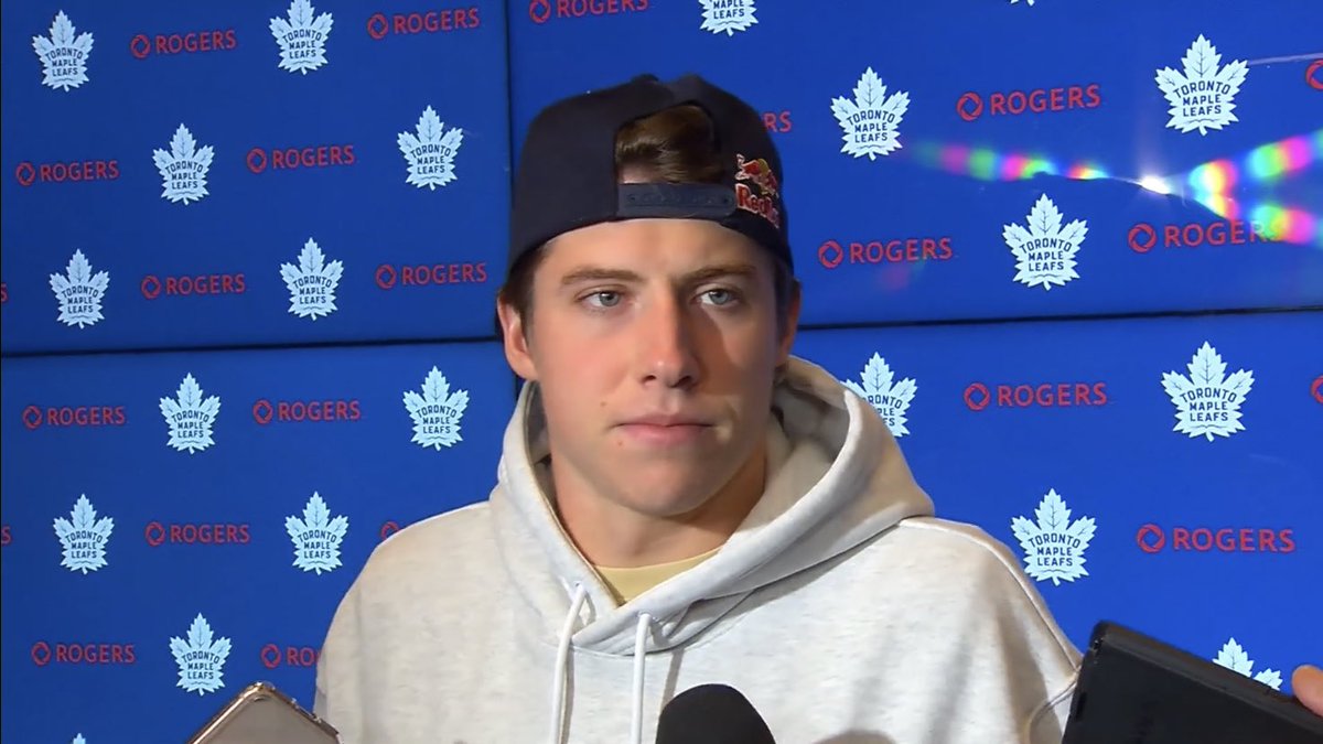 mitch marner press availabilities 2019-2020[mitch x red bull hats]