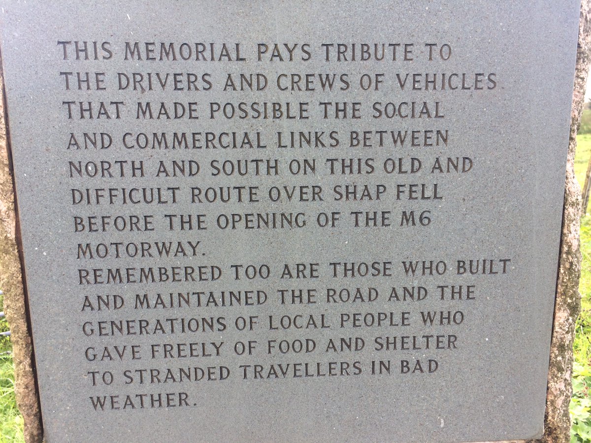 Gordon's widow & friends came up to Shap in 2013, on this, his 1955 bus. To remember Gordon and everyone up there. It's a hard place.I followed the Roman road, away from the traffic. It soon gets quiet. Never really gets dry.