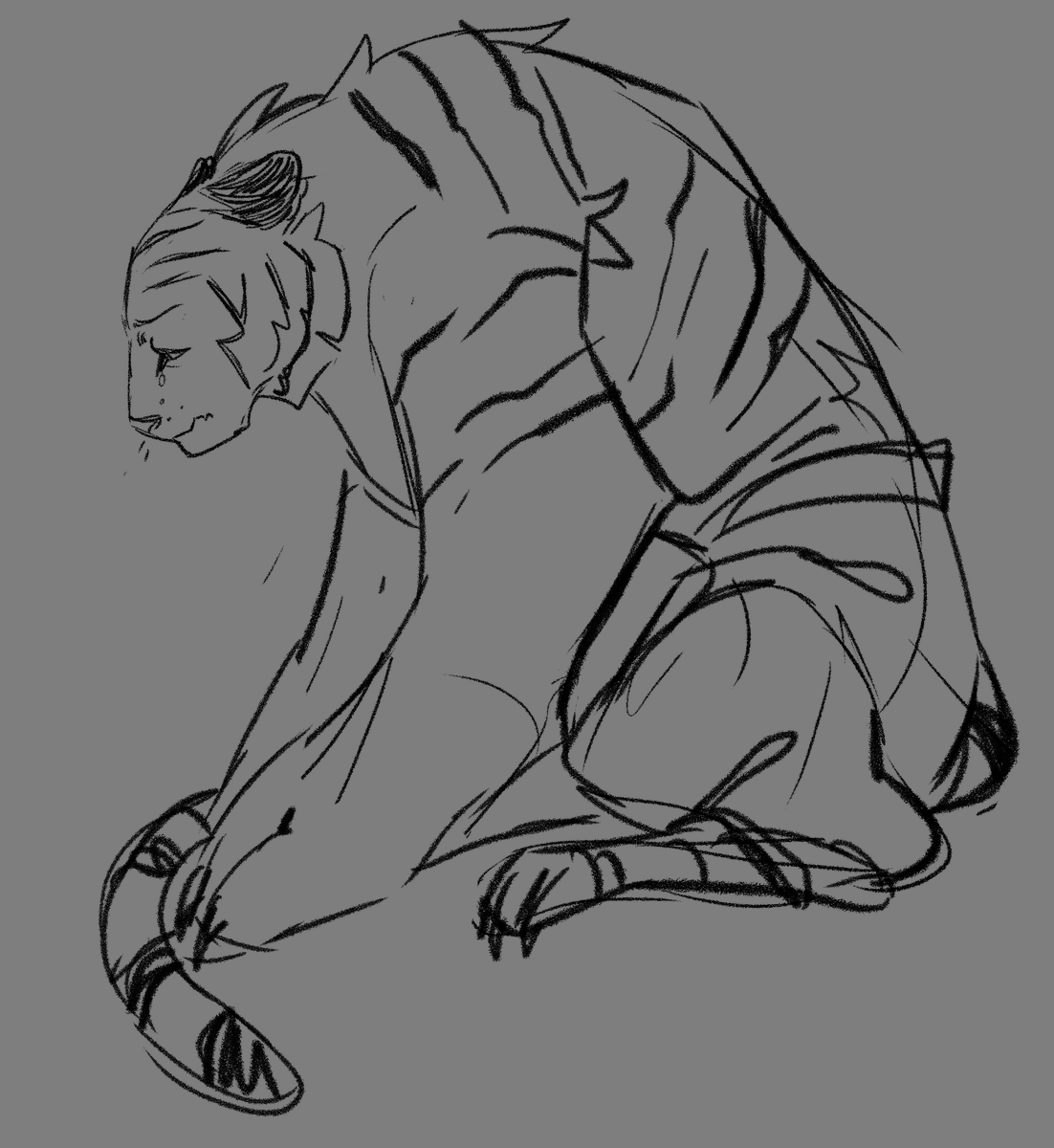 wtf,,,gay little tiger? ?????

well that session was gayer than expected :^) oops 