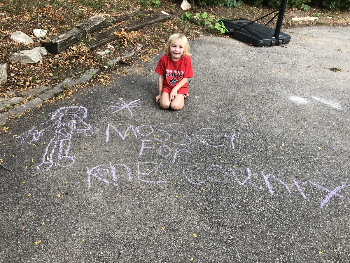 ForMosser's tweet photo. One of my biggest fans!
#votemosserforkanecounty
#formosser
#VoteNovember3rd https://t.co/FHK7L4hPE8