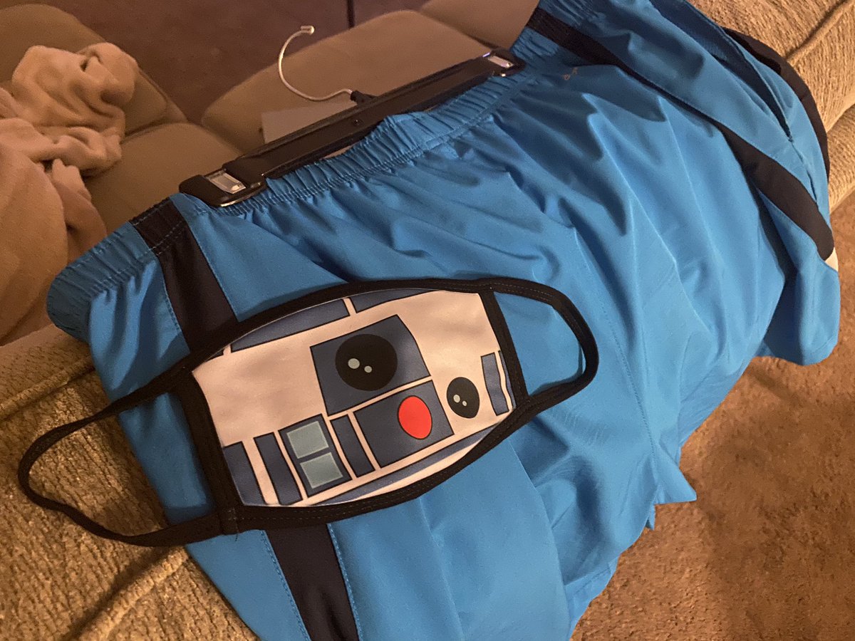 physedreview's tweet photo. Did anyone else buy masks to match their shorts or, just me? #physed #StarWars #BackToSchool https://t.co/nhJ3oz9ufi