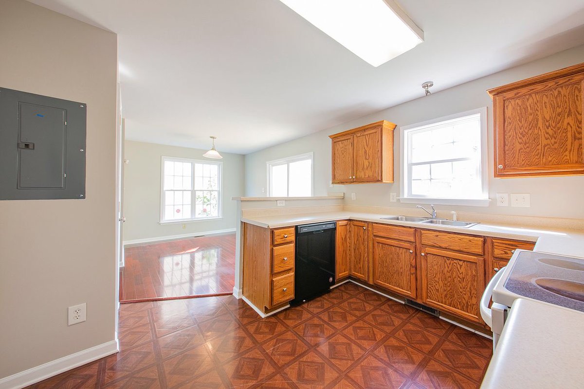 The rest of the house is beautiful though. But I would paint those cabinets and replaced the dated kitchen flooring. This just went on the market in Raleigh for 200k and it will sell fast.