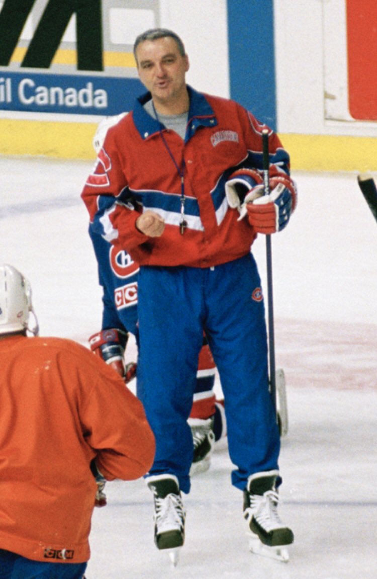 We all know what Mario Tremblay was infamous for during his stint as head coach of the Canadiens: the largest possible  #Habs logo on his track suit, of course.