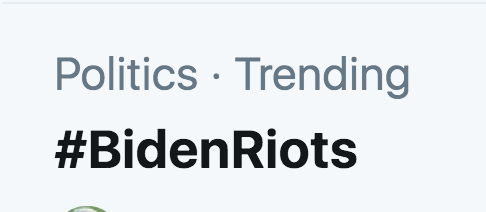  #BidenRiots has been trending off and on since the wee hours this morning (August 30th, 2020). How'd that come about?cc:  @ZellaQuixote