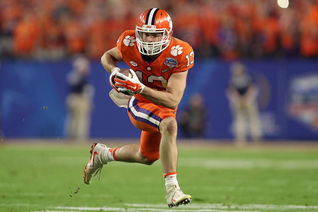 It's hard to imagine someone becoming one of the best WRs in school history without ever recording a 100-yard game, but that's exactly what Renfrow did. Renfrow, who has the most starts and is tied for the most snaps ever by a Clemson WR, had a catch in a record 43 straight games