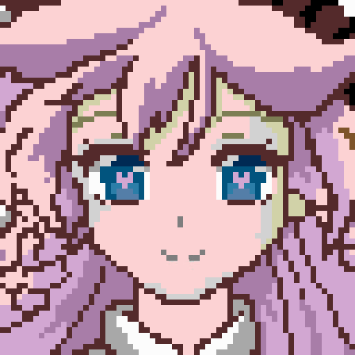 32x32 pixel art of an anime character