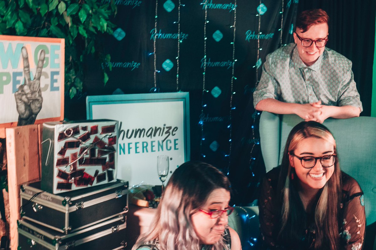 RehumanizeIntl's tweet photo. Some behind-the-scenes photos of #Rehumanize2020! 🥳 https://t.co/7qOrd9DtAL