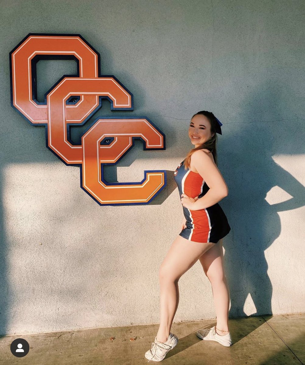 occ_cheer_dance's tweet photo. Pirate Spotlight; Brianna is back for her third season with the OCC cheer team. She is mainstay of the team and an exceptional academian as well! #occspiritsquad🏴☠️ https://t.co/CbsByWiHWD