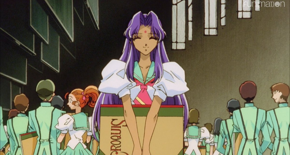 Anthy discreetly paid off Wakaba to leave Utena alone for 45 minutes