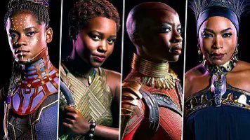 Such strong women! #BlackPantherWatchParty  #WakadaForever