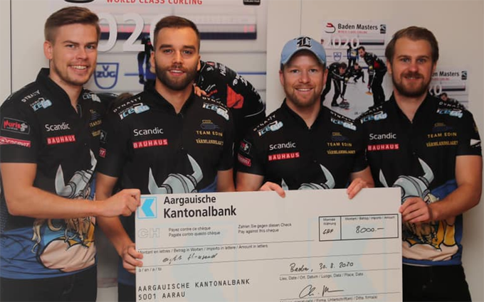 CurlingCentral's tweet image. #BadenMasters Final

@TeamNiklasEdin (SWE)* - 1 2 2 0 3 X X X - 8
Jaap van Dorp (NED) - 0 0 0 1 0 X X X - 1