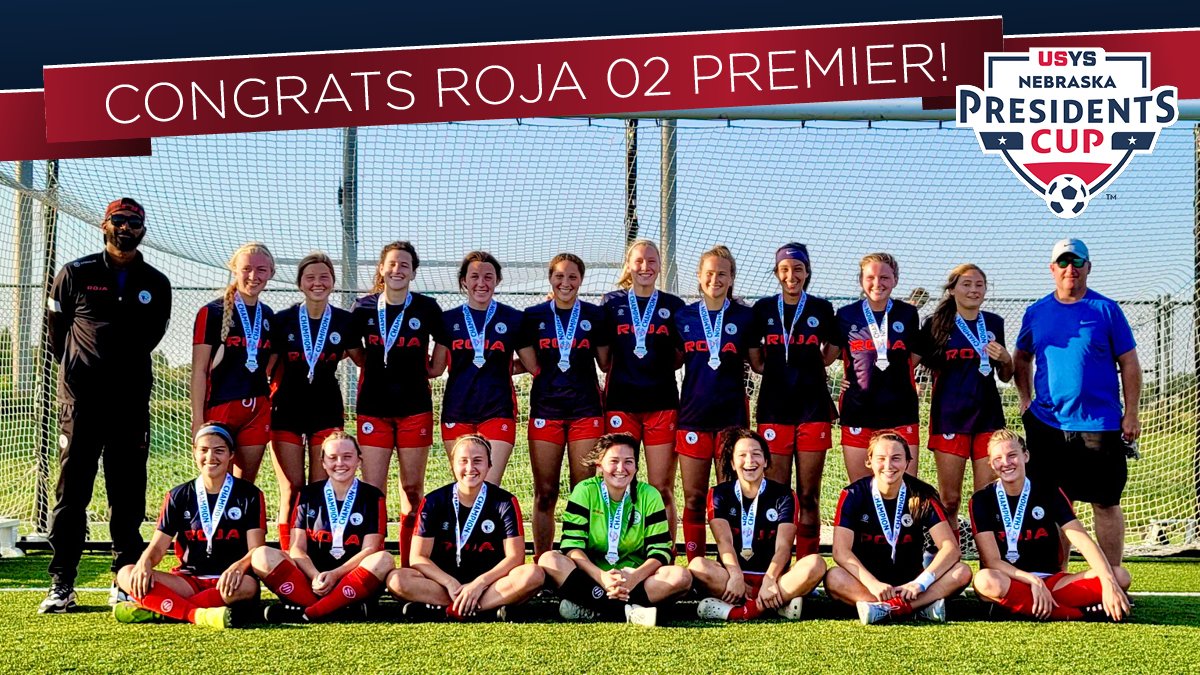 Roja_FC's tweet photo. Another ROJA team is heading to regionals!!! CONGRATS ROJA FC 02 Premier!!! 2020 Nebraska Presidents Cup Champions! #rojastrong #hardworkdedication #roja02 #representNE #rojafc https://t.co/hPrwCFiNuM