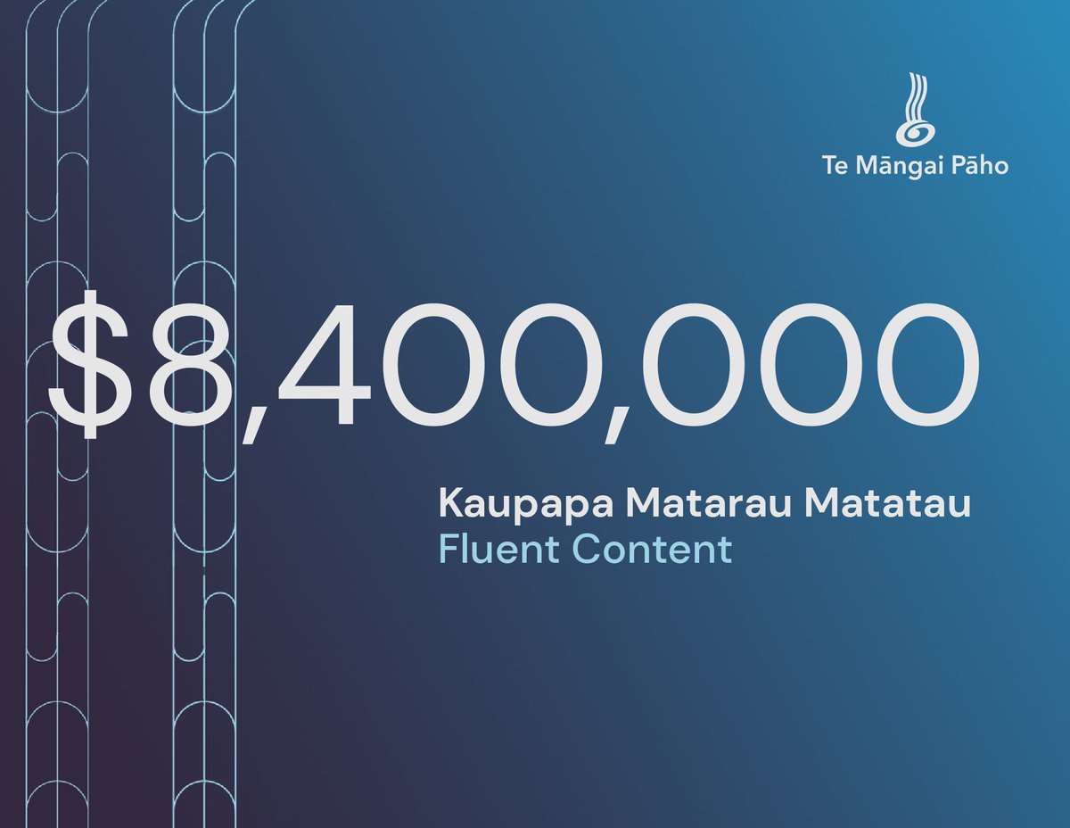 We're dedicating $8.4M to support the most innovative high-quality fluent reo Māori ideas!! 

Tomo atu ki 👇 tmp.govt.nz/uploads/data_o…