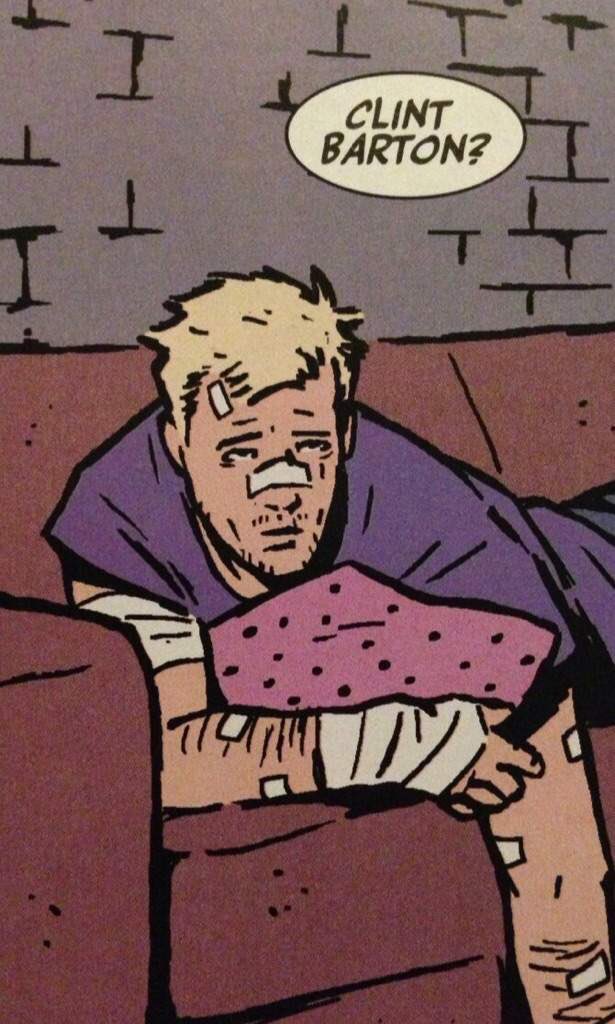 “I have the toes I have, let’s leave it at that.” – Ron SwansonComic Clint Barton