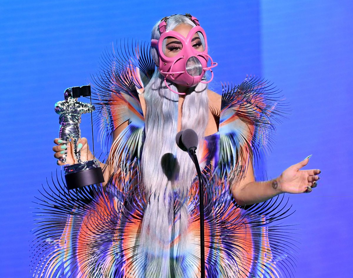 EnigmaticGaga's tweet photo. Lady Gaga really turned the #VMAs into her own show, a cultural reset. https://t.co/WnLMVeOt5C