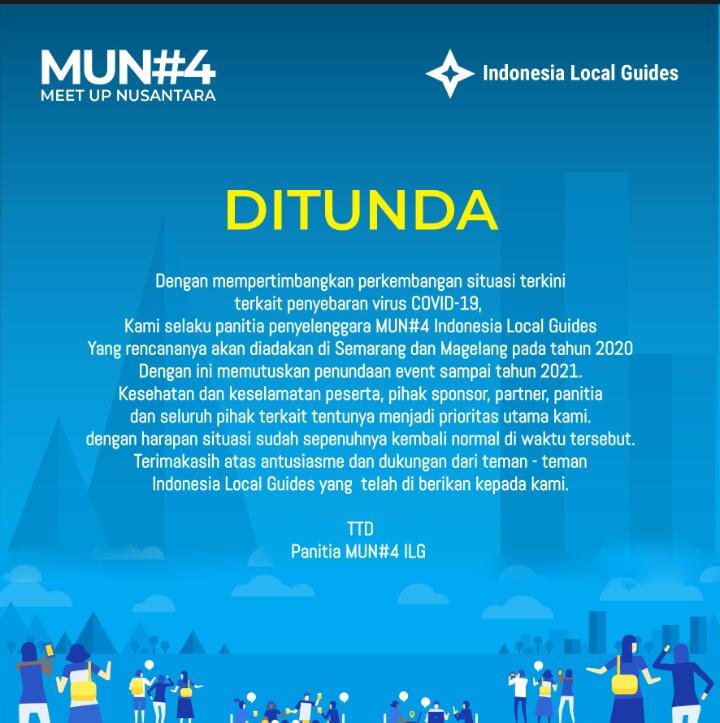 KBMLocalGuides's tweet image. Update MUN#4 ILG
Info dari panitia  penyelenggara MUN #4 Indonesia Local Guides