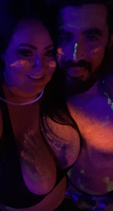 2 pic. Glow party fun!! Would like to introduce you to these two sexy man that you will likely see more