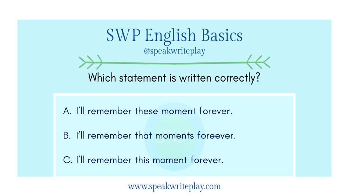 Speak Write Play tweet media
