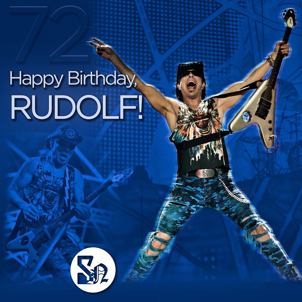 Happy Birthday to the legend, Mr. Rudolf Schenker!! 72 yrs! 👏🤘🎈🦂

#RudolfSchenker #Scorpions #ScorpionsNews <a href="/scorpions/">Scorpions</a> <a href="/rudolfschenker/">Rudolf Schenker</a>