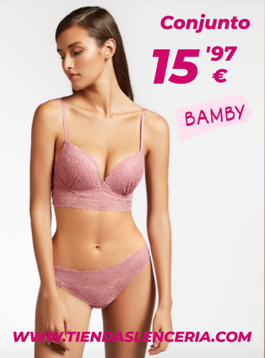 Tiendaslenceria's tweet photo. CONJUNTOS 💥TODOS💥 #MITADdePRECIO‼️
#BAMBY 
✅ONLINE👇https://t.co/APcAiysfMq https://t.co/PVKBjm3cxb
