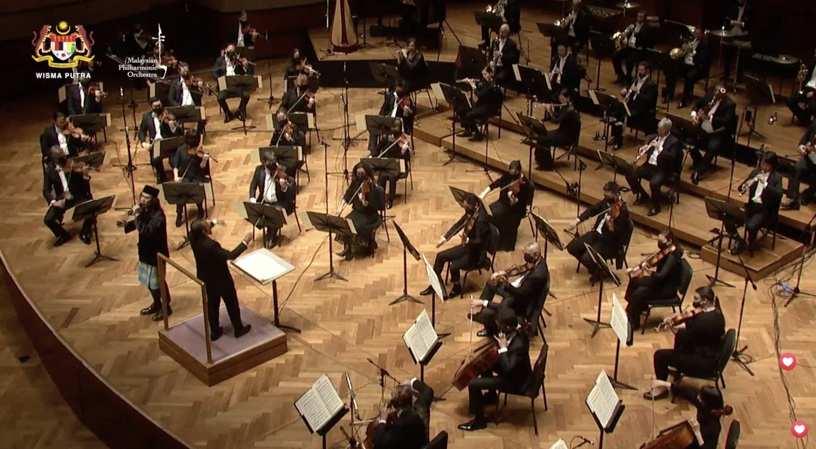 Wisma Putra presents multinational virtual orchestra to celebrate National Day Image