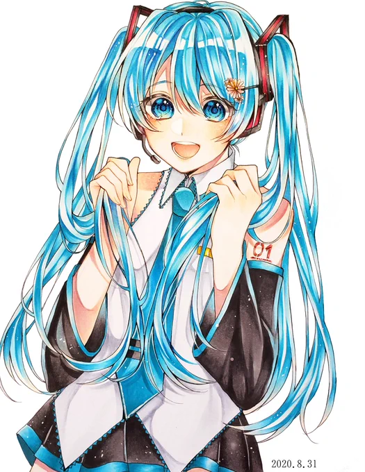 #初音ミク誕生祭2020 
#初音ミク生誕祭2020 #初音ミク 
おめでとう? ずっと大好き 
