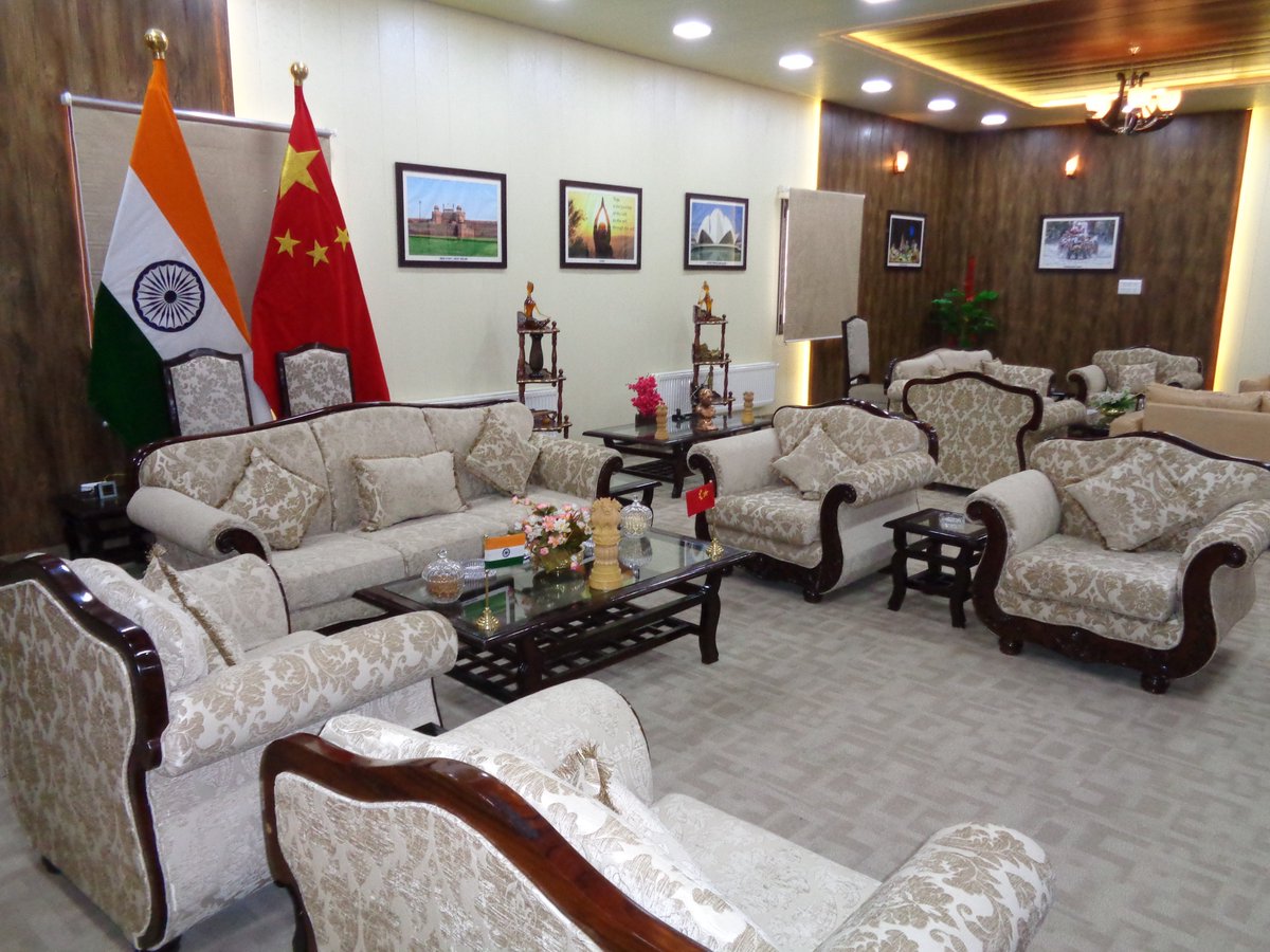 This is in the Spanggur Tso, the Indian "Red Hut" where the commanders have been meeting.
