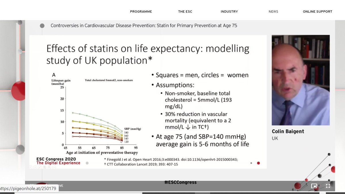 biljana_parapid's tweet photo. "Controversies in #Cardiovascular Disease #Prevention: #Statin 4 #Primary Prevention at Age 75":
#PRO by 🎓 #Baigent 🇬🇧: #Statins gain life in #UK modelling & do decrease #MACCE
#ESCCongress #ACCWIC #ACCFIT #ACCIntl #Diversity #Inclusion #Ageing
@DBelardoMD @Hragy @k_lalic https://t.co/1ZQ1PbftwC