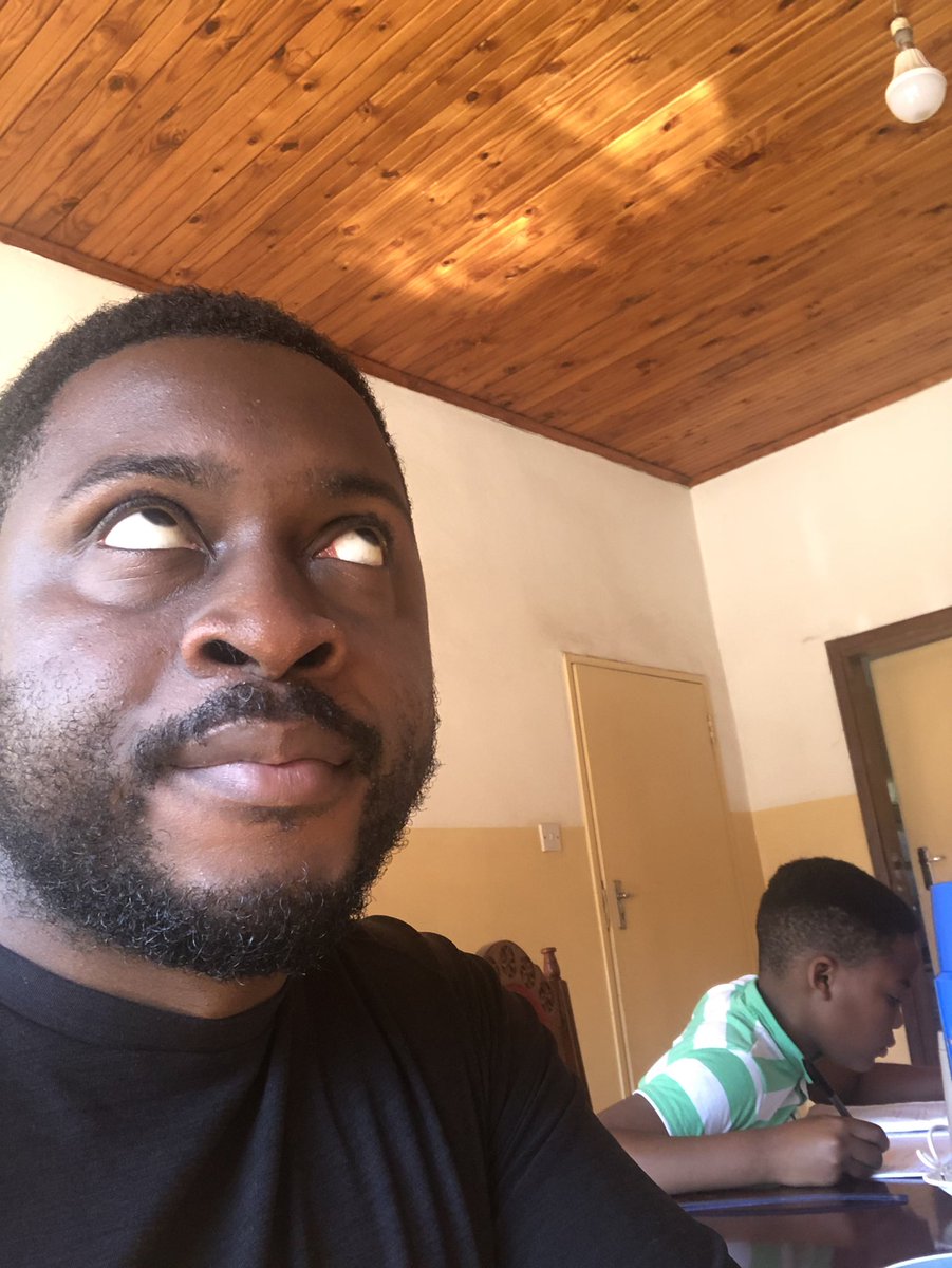 Macheza2's tweet photo. Look at my son, doing school work in the morning. Ifenso we used to work hard, but nobody warned about this adulting thing. 🙄 SHOULD I TELL HIM?? https://t.co/aawMimbOuH