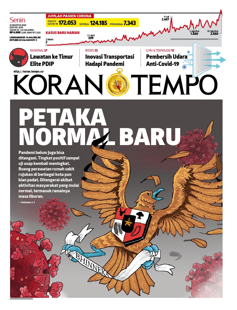 Tempo_Plus's tweet photo. Pandemi belum juga bisa ditangani. Tingkat positif sampel uji usap kembali meningkat. Ruang perawatan rumah sakit rujukan di berbagai kota pun kian padat. Ditengarai akibat aktivitas masyarakat yang mulai normal, termasuk ramainya masa liburan. https://t.co/Gg9vX3lMUH https://t.co/brYxVMoDMU