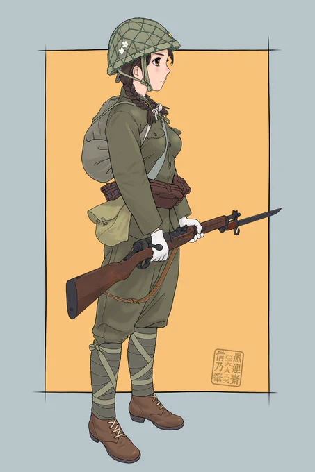 #誰か優しい人が拡散してくれてフォロワーさんが増えるらしい
兵隊を描くよ(兵隊じゃないのも描くよ) 