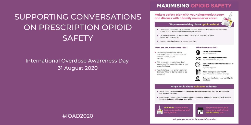 TurningPointAU's tweet photo. Pls take a look at our new resources developed for #pharmacists and patients to support them in their conversations on #prescriptionopioid safety. Thanks to @PSA_National @VicGovDHHS https://t.co/EIVJaQloWj

@VolpeIsabelle @drvictoriamann1 @DrSuziNielsen @MikeySavic @pharmerfour https://t.co/6AVnEOA3N7