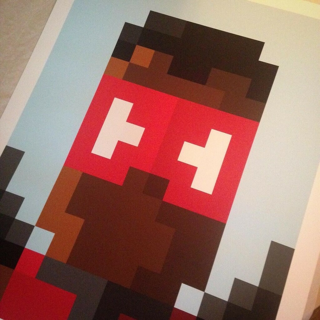 8bitcubist's tweet photo. "High Flier" print test. 16x20 fine art print.
.
#8bitcubist #8bitcubistart #mrbenja #fineart #fineartist #contemporaryart #contemporaryartist #modernart #modernartist #artprint #popart #popartist #sanpedro #pixelart #longbeachart #longbeachartist #longb… https://t.co/mRnHSTkTie https://t.co/gJzuWie3im